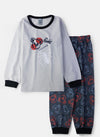 Pijama Infantil Menino Aranha Cinza 012 - Keki Boys