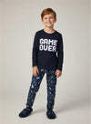 Pijama Infantil Menino Game Over Preto 004 - Keki Boys