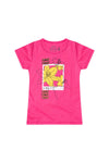 Conjunto Infantil Menina Flower Verão Rosa Chiclete