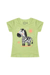 Conjunto Infantil Menina Zebrinha Verão Verde