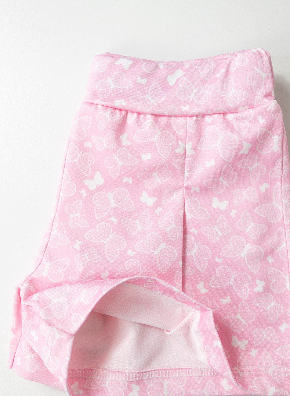 Conjunto Infantil Menina Believe Lilás 0305 - Laluna