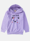 Conjunto Infantil Menina Moletom Sweet Bear Lilás 0382 - Laluna