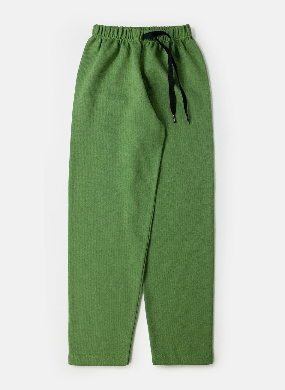 Conjunto Infantil Menino Moletom New York Academy Verde 0379 - Laluna