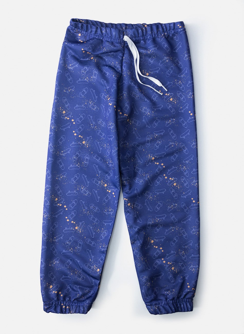 Conjunto Infantil Meia Estação Menino C/Capuz Skate Brooklyn Marinho 0475 - Keki Boys