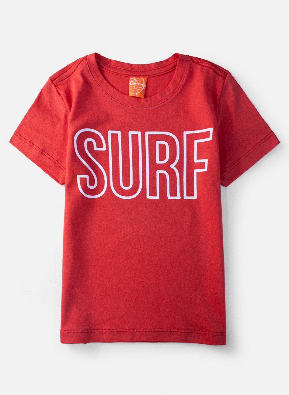 Conjunto Infantil Menino Surf Vermelho 0737 - Torrox
