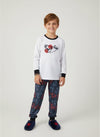 Pijama Infantil Menino Aranha Cinza 012 - Keki Boys