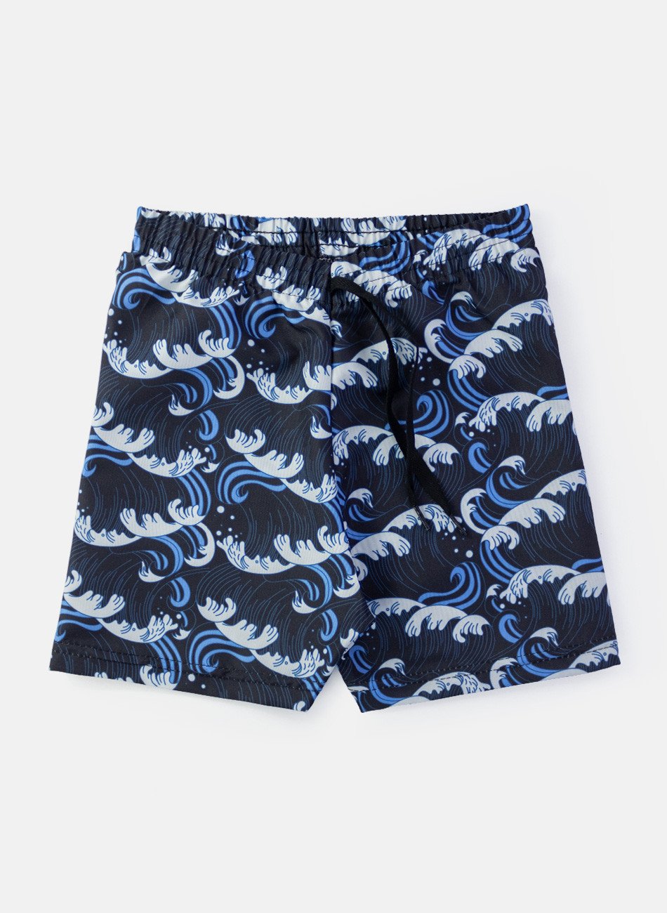 Conjunto Infantil Menino Ondas Cinza 75 - Boys Brigade