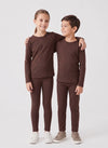 Conjunto Infantil Unissex Térmico Marrom 0203 - Laluna
