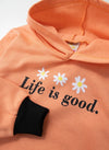 Conjunto Infantil Menina Moletom Life Is Good Sunset 0320 - Laluna