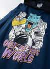 Conjunto Infantil Menino Meia Estação C/Capuz Dino Astronauta Marinho 0241 - Keki Boys
