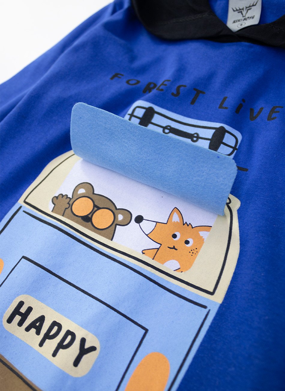 Conjunto Infantil Menino Meia Estação C/Capuz Happy Royal 0321 - Keki Boys