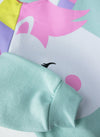 Conjunto Infantil Menina Moletom Unicórnio Verde 0005 - Laluna