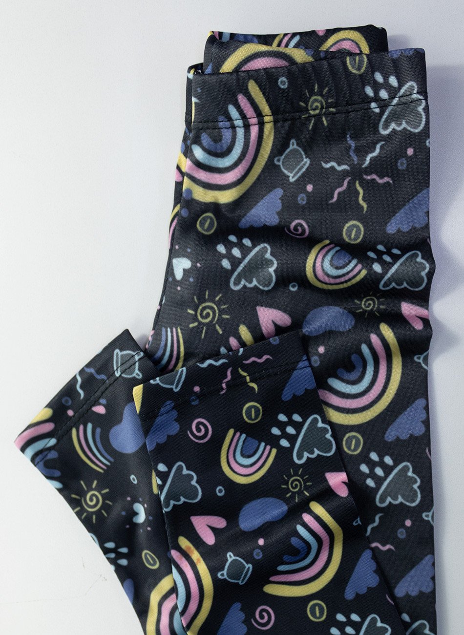 Conjunto Infantil Menina Meia Estação Gatinha Coroa Lilás 0637 - Laluna