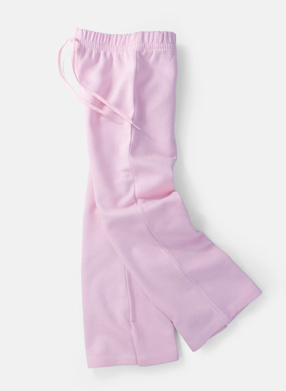 Conjunto Infantil Menina Moletom Happiness Rosa 0418 - Laluna