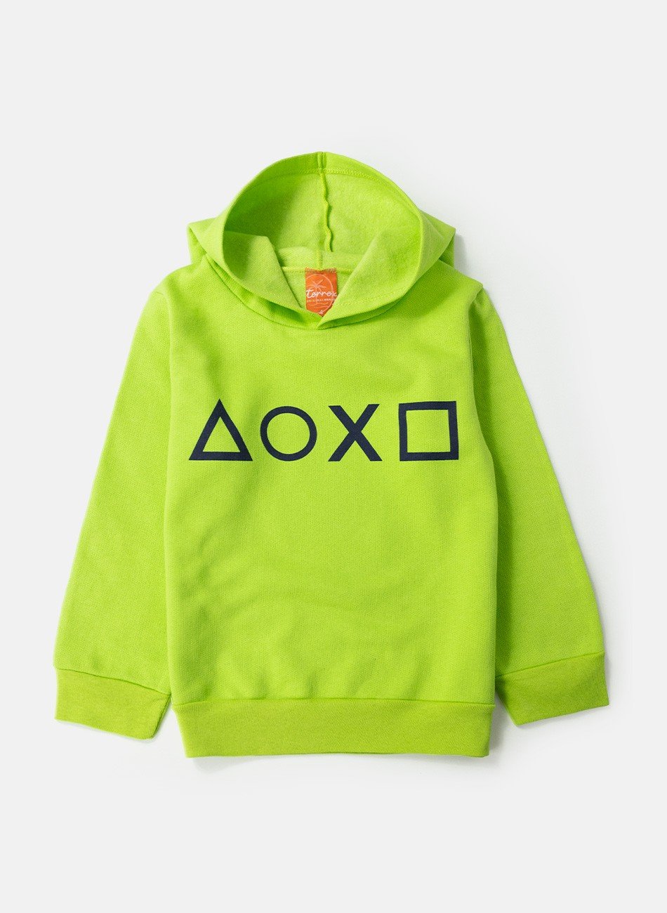 Conjunto Infantil Menino Moletom Game Verde 0665 - Torrox