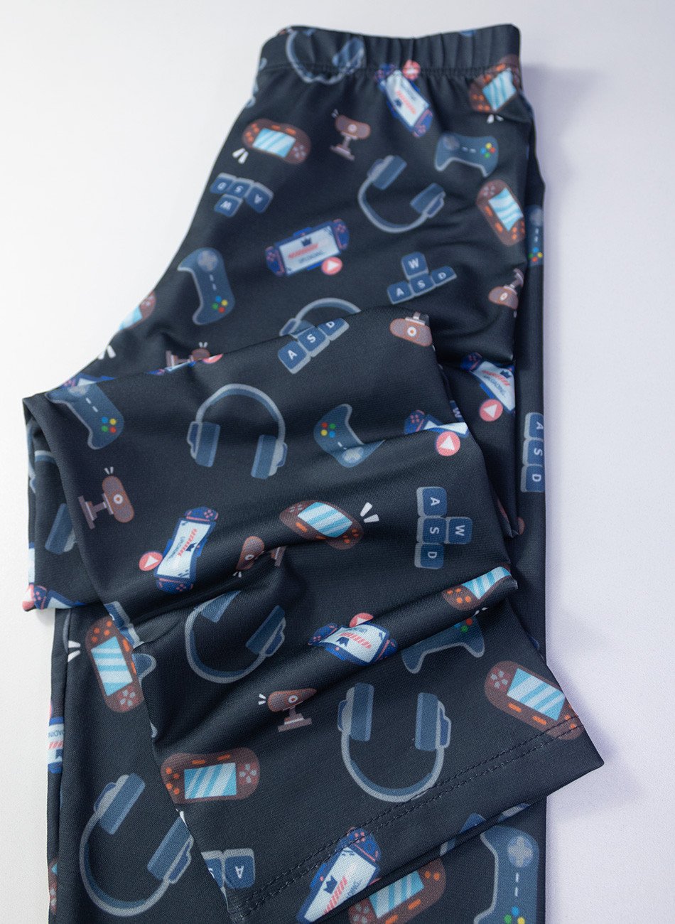 Pijama Infantil Menino Game Over Preto 004 - Keki Boys