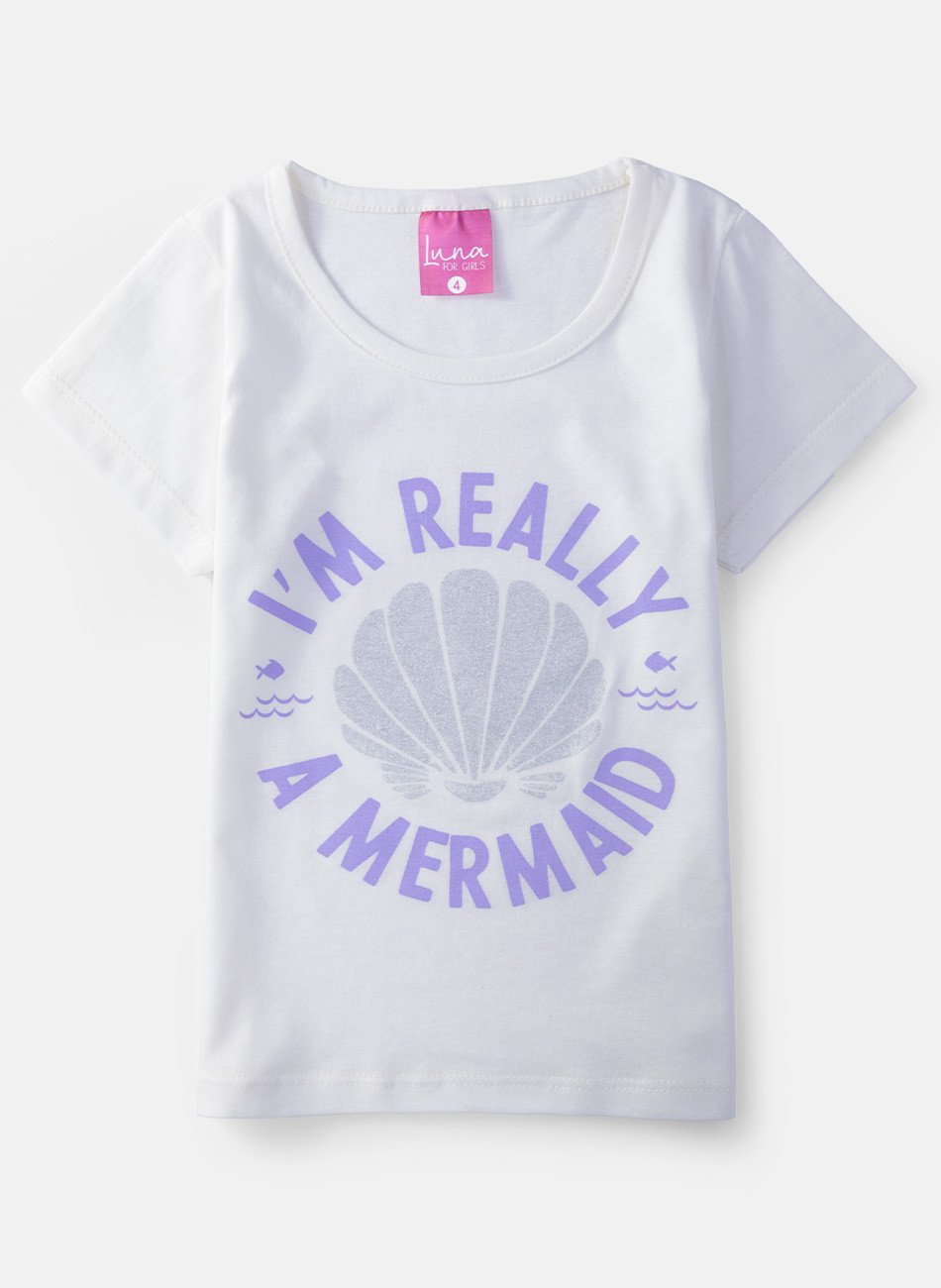 Conjunto Infantil Menina I'm Really Creme 0291 - Laluna