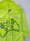 Conjunto Infantil Menino Meia Estação C/Capuz Lat's Play Amarelo Lima - Keki Boys