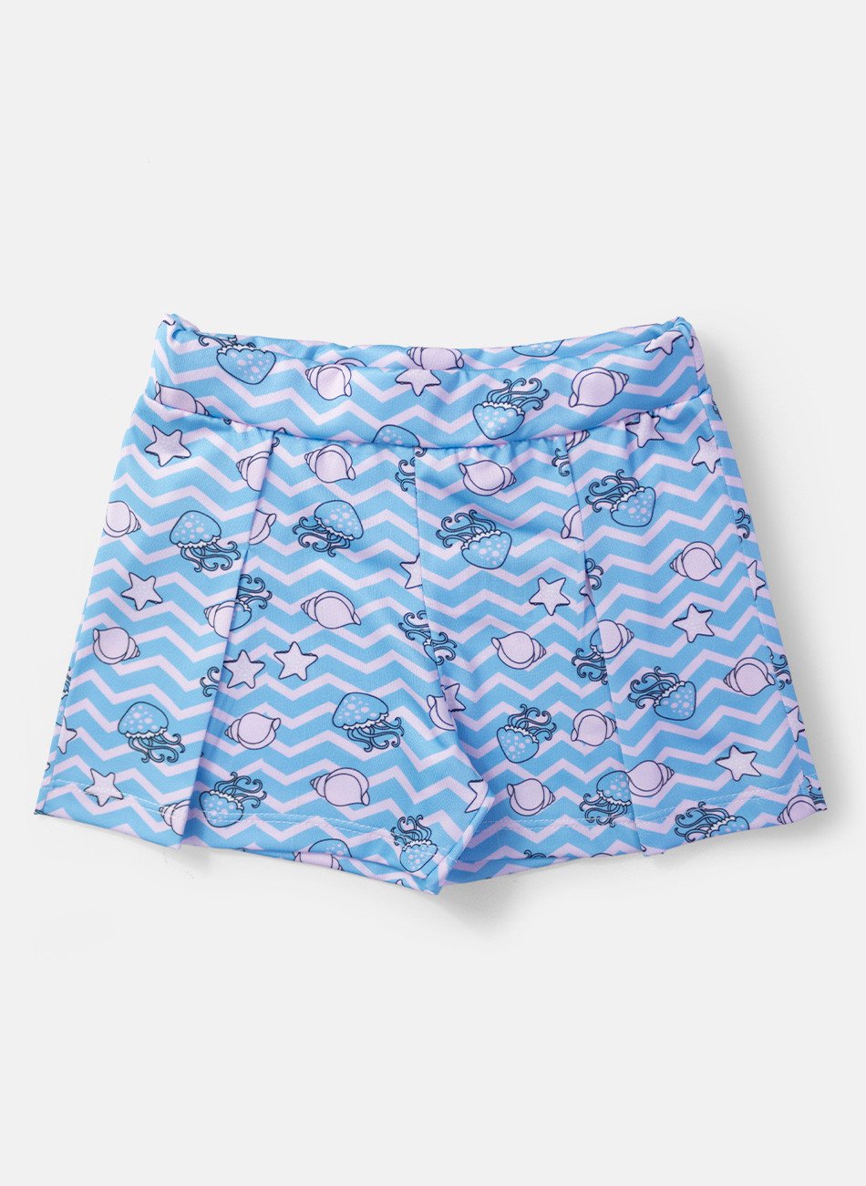 Conjunto Infantil Menina Mermaid Cute Creme 04 - Laluna