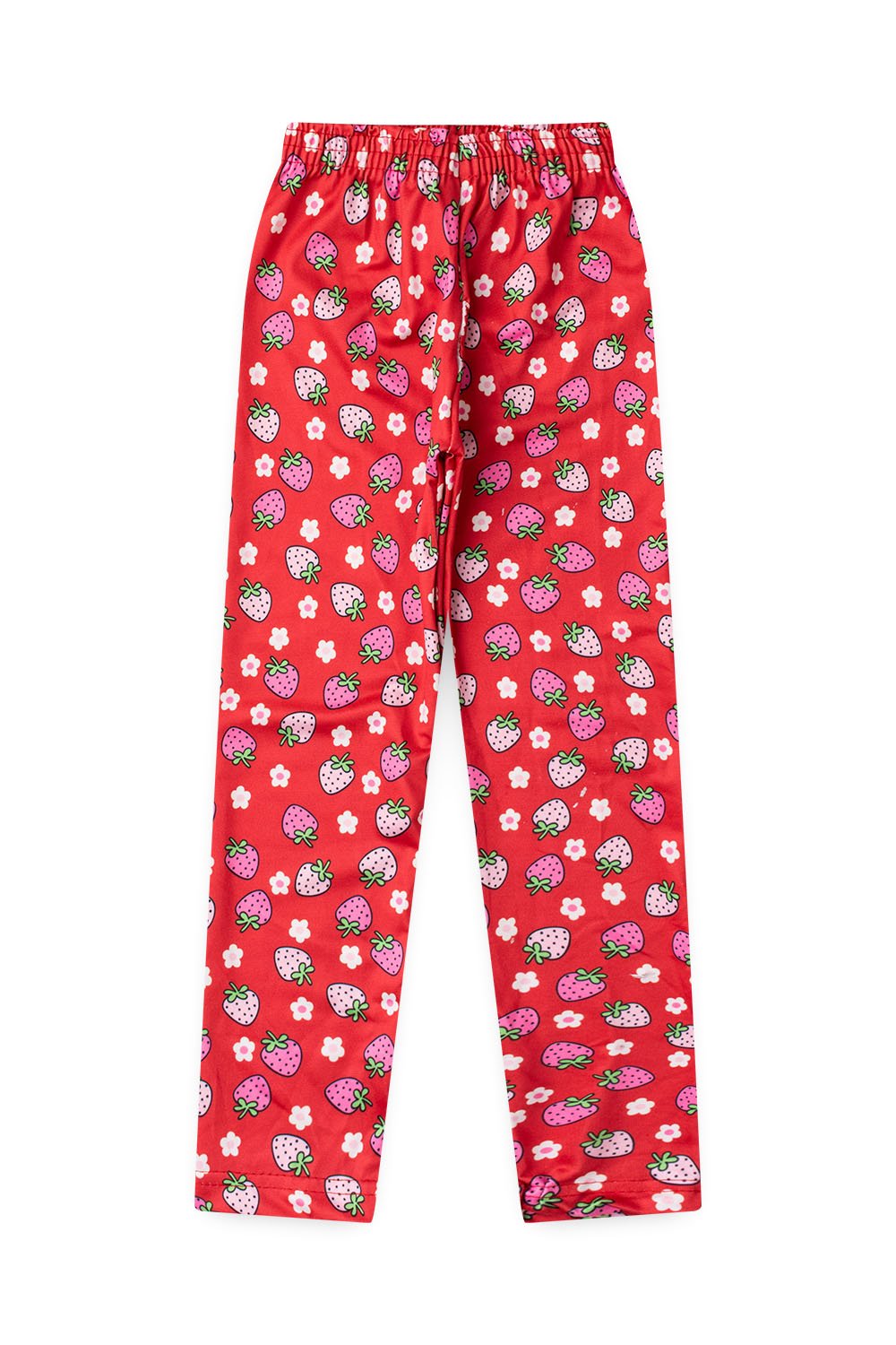 Conjunto Infantil Meia Estação Feminino Moranguinho - Vermelho