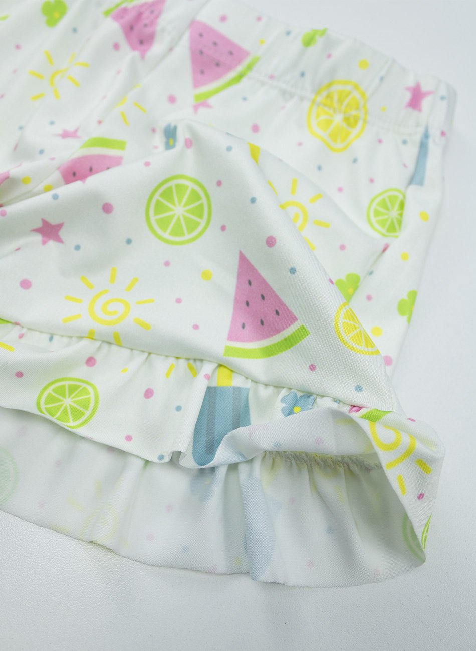 Conjunto Infantil Menina Summer Marinho 0724 - Laluna