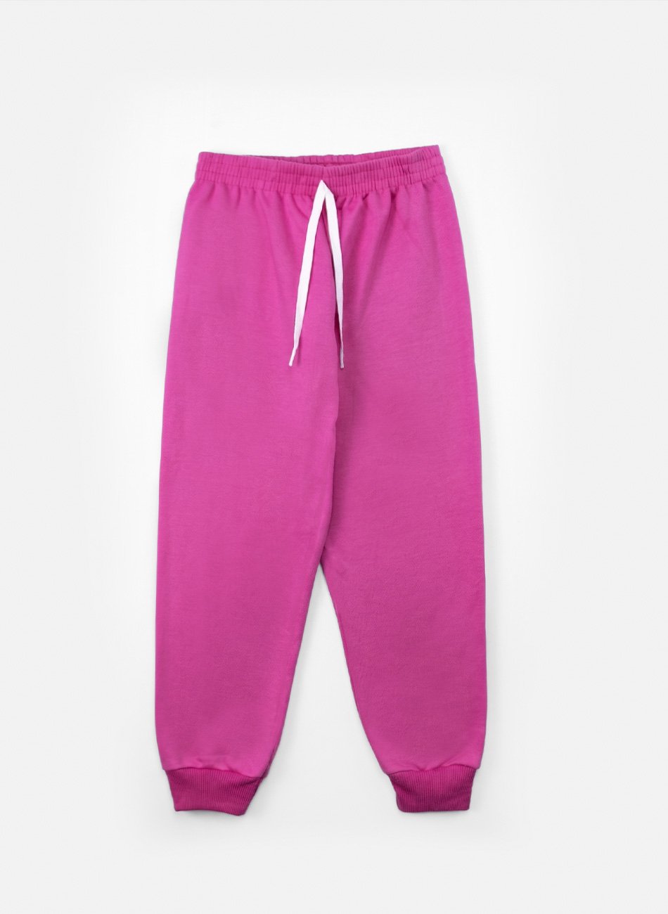 Conjunto Infantil Menina Moletom C/Capuz Conjunto Corações e Ursinhos Pink 414 - Laluna