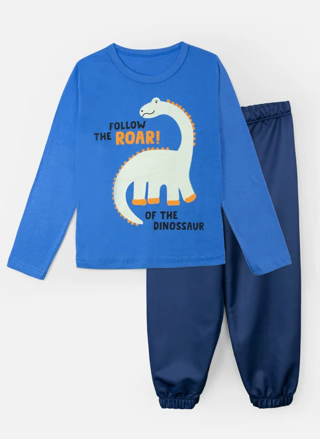 Conjunto Infantil Meia Estação Masculino Follow The Roar Royal 0162 - Keki Boys