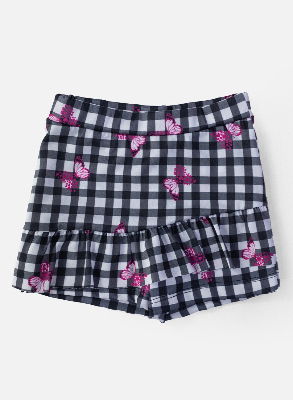 Conjunto Infantil Menina Borboleta Inspire Creme 0131 - Laluna