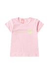Conjunto Infantil Menina Love Verão Iaia Blush Rosa Claro