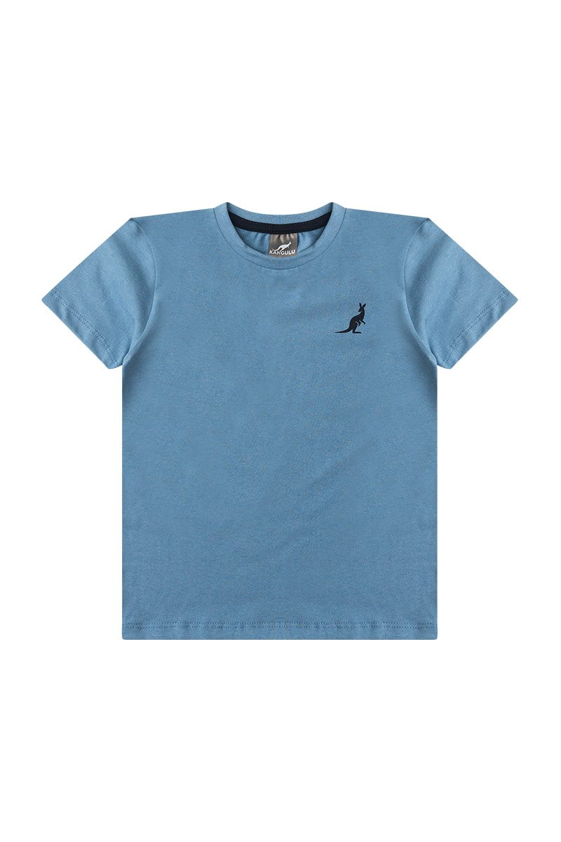 Conjunto Infantil Menino Verão Algodão Premium Kangulu Azul Cobalto