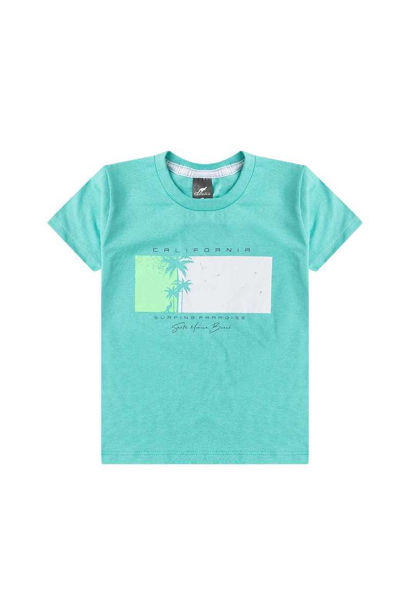 Conjunto Infantil Menino Verão California Surfing Kangulu Azul Royal