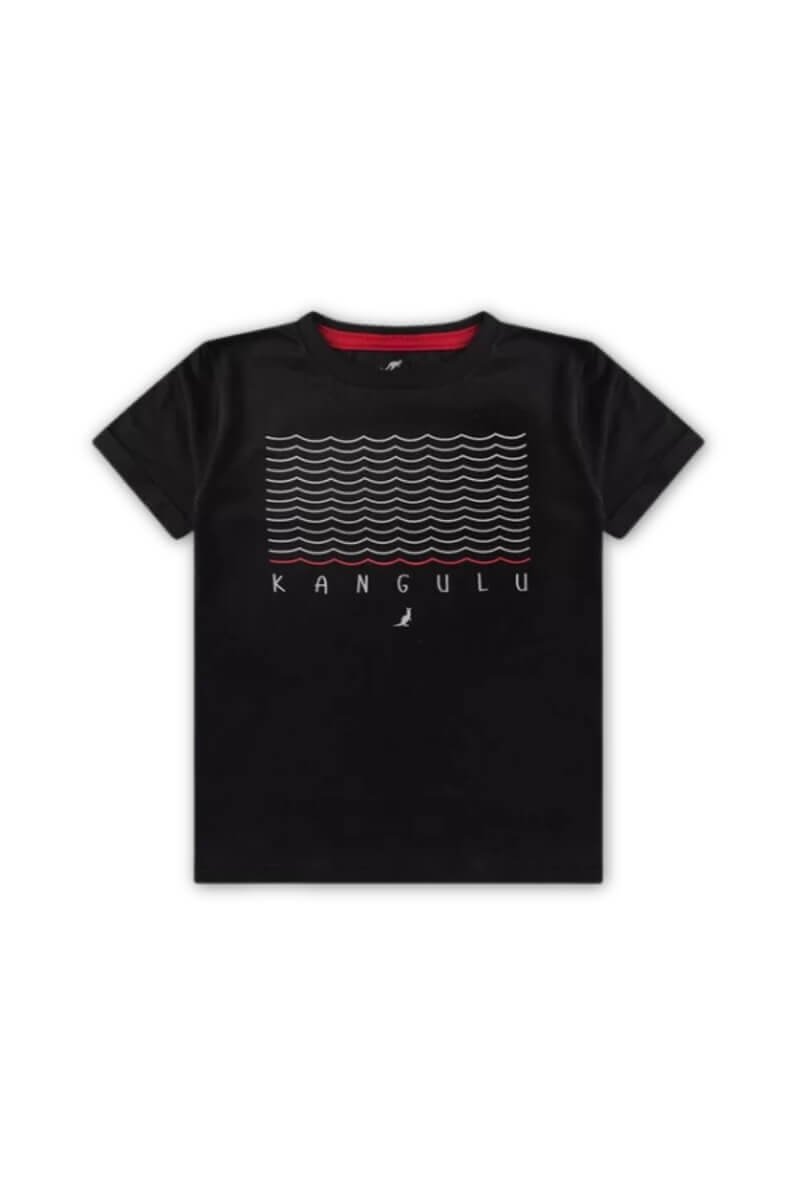 Conjunto Infantil Menino Verão Ondas Kangulu Preto