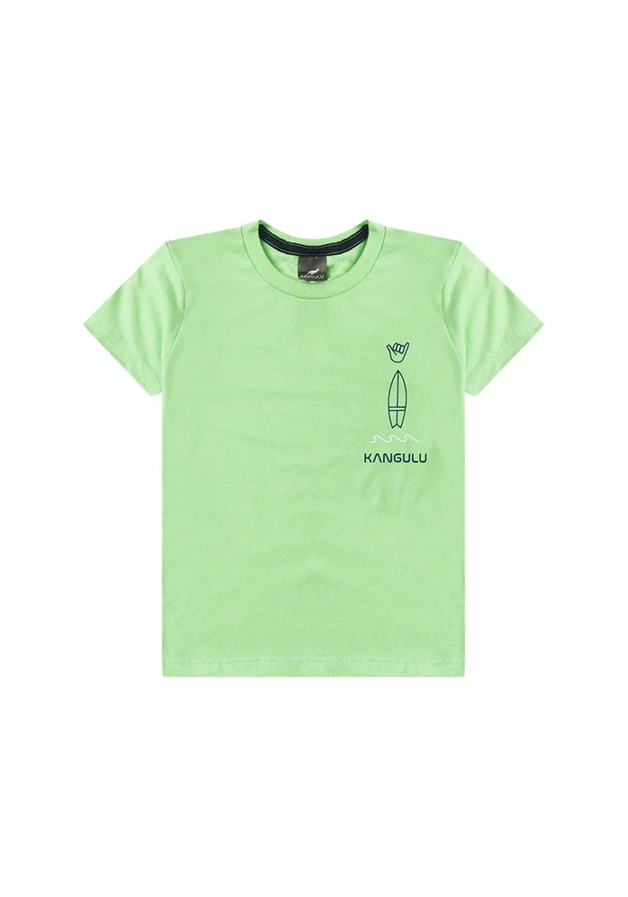 Conjunto Infantil Menino Algodão Premium Hang Loose Kangulu Terra