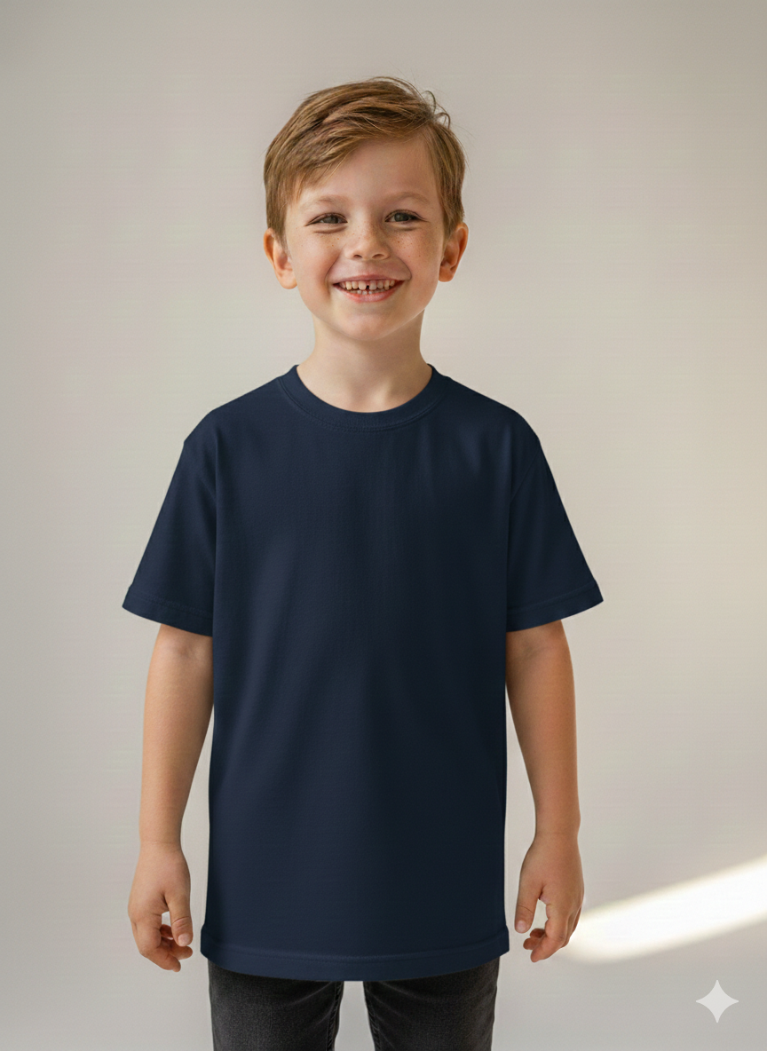Camiseta Infantil Básica - Marinho