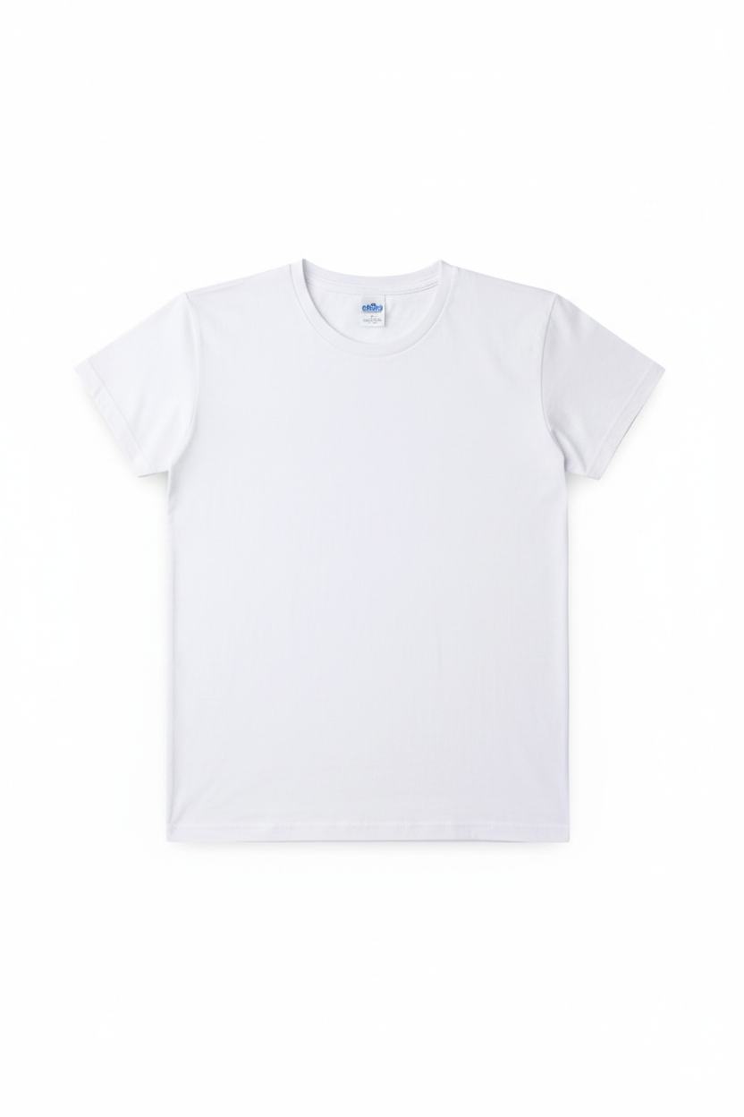 Camiseta Infantil Básica - Branco