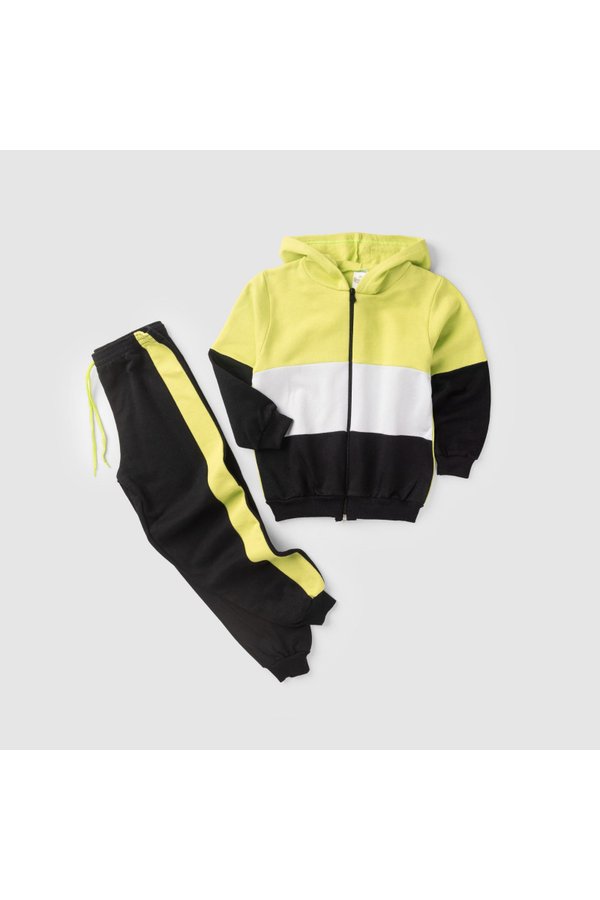 Conjunto Moletom Peluciado Infantil Masculino Três Cores - Verde