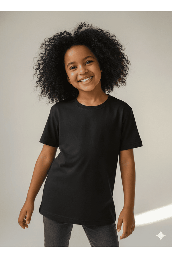 Camiseta Infantil Básica - Preto