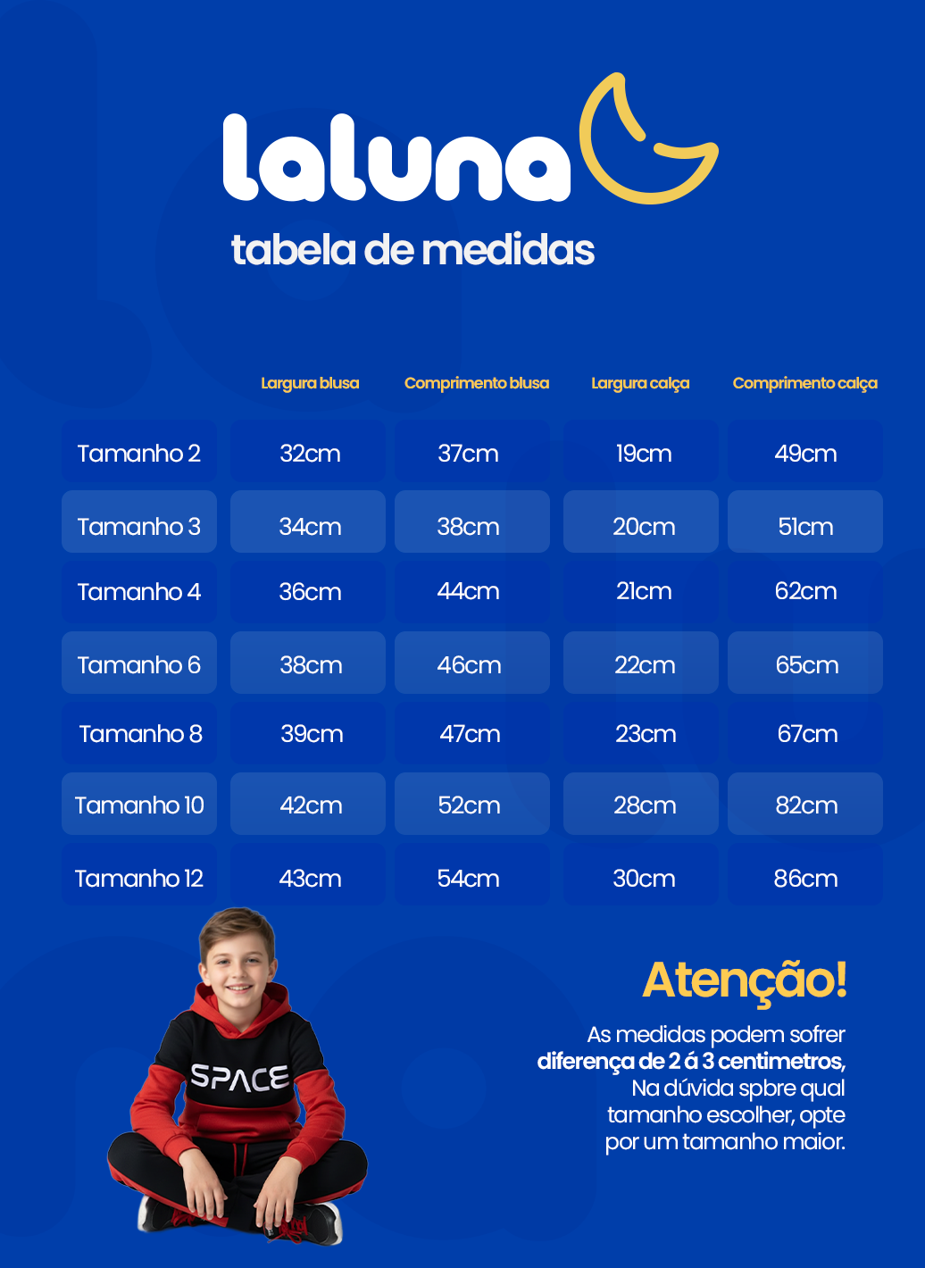 Conjunto Infantil Menino Moletom Limited Edition Marinho 0683 - Torrox