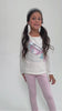 Conjunto Infantil Meia Estação Feminino Pocket - Off-white