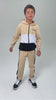 Conjunto Moletom Peluciado Infantil Masculino Mega Kids Listras - Bege