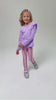 Conjunto Infantil Meia Estação Feminino Plaquinha Faella - Lilás