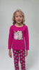 Conjunto Infantil Meia Estação Feminino Gatinha com Milkshake - Pink