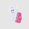 Conjunto Infantil Menina Óculos Verão Branco
