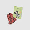 Conjunto Infantil Menina Zebrinha Verão Verde