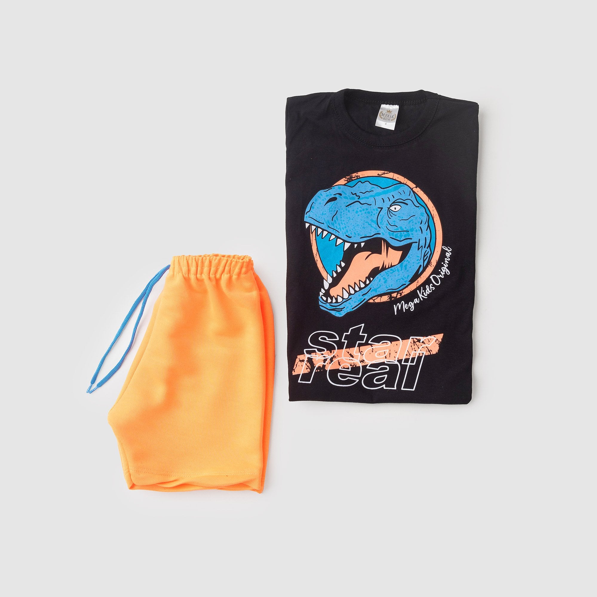Conjunto Infantil Verão Masculino Start Real - Preto