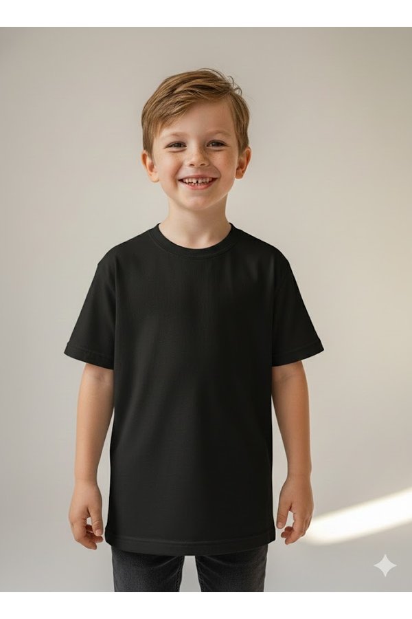 Camiseta Infantil Básica - Preto